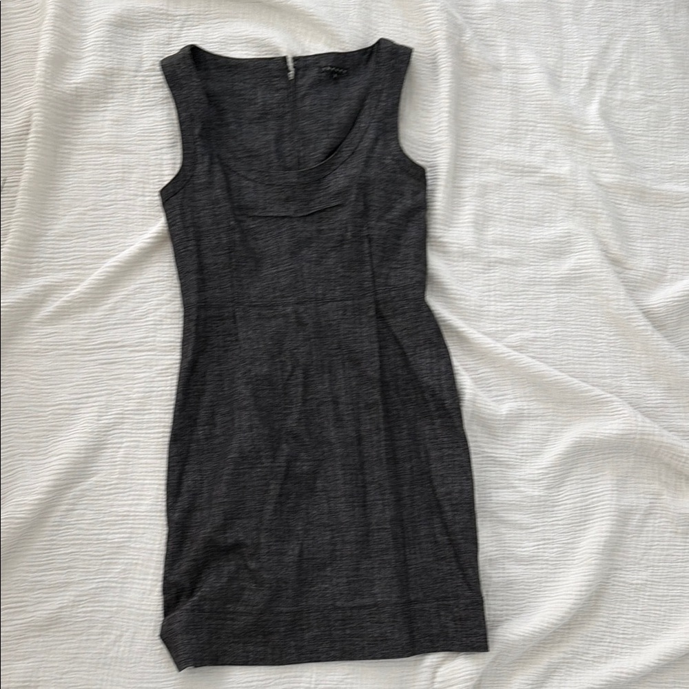 Theory Charcoal Mini Dress